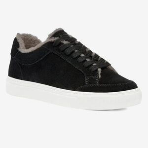 Birdies Cardinal Black Sneaker with Faux Shearling Interior S-188 Sz 9